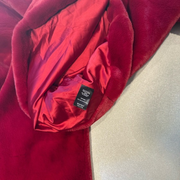 Torrid Rich Red Faux Fur Jacket - Picture 6 of 6